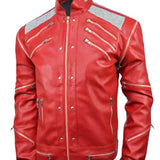 Michael Jackson Beat It Red Leather Jacket
