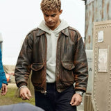 My Fault: London Nick Distressed Leather Jacket