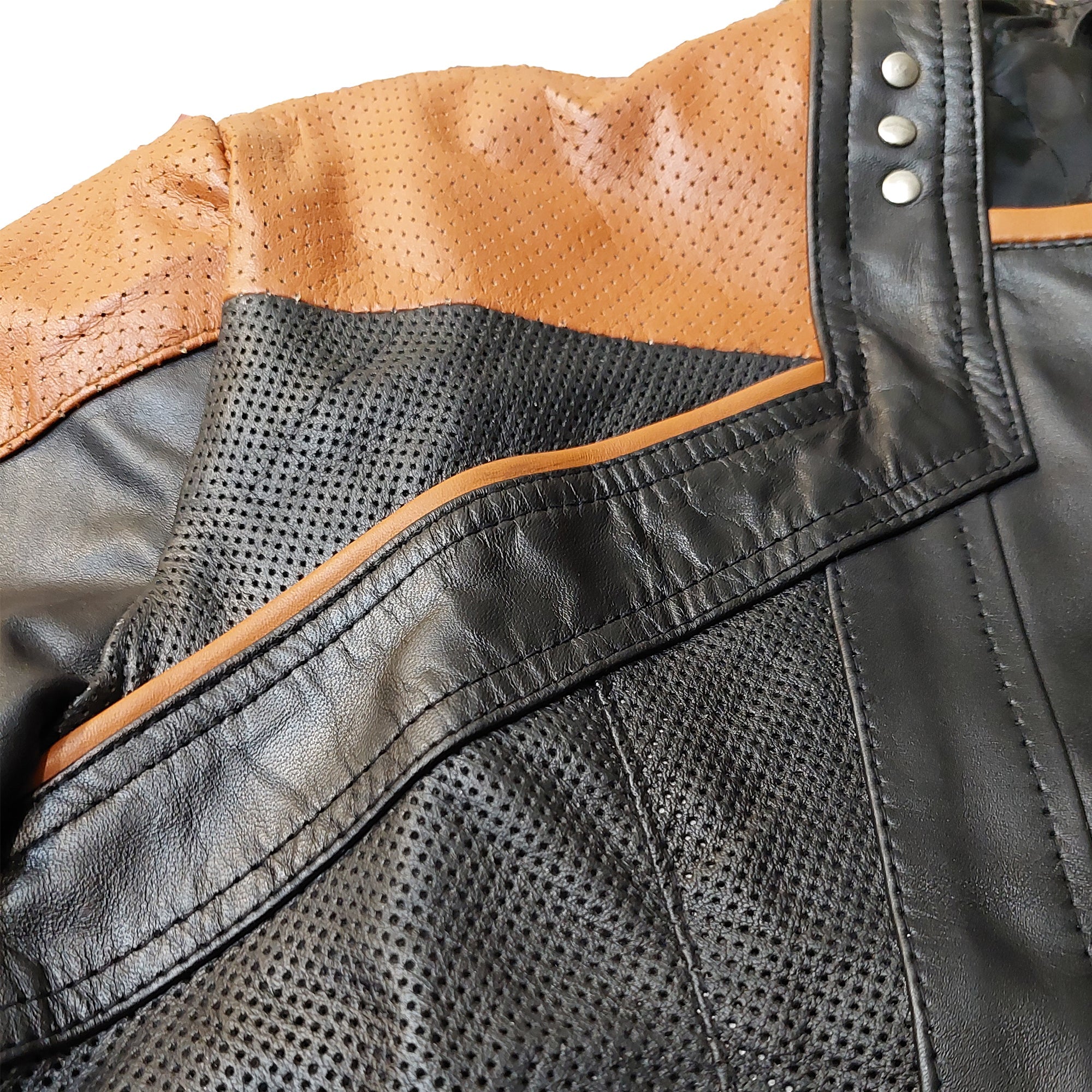 Star Trek Picard Jacket Raffi Musiker Cosplay Real Leather Tan Perforated Jacket